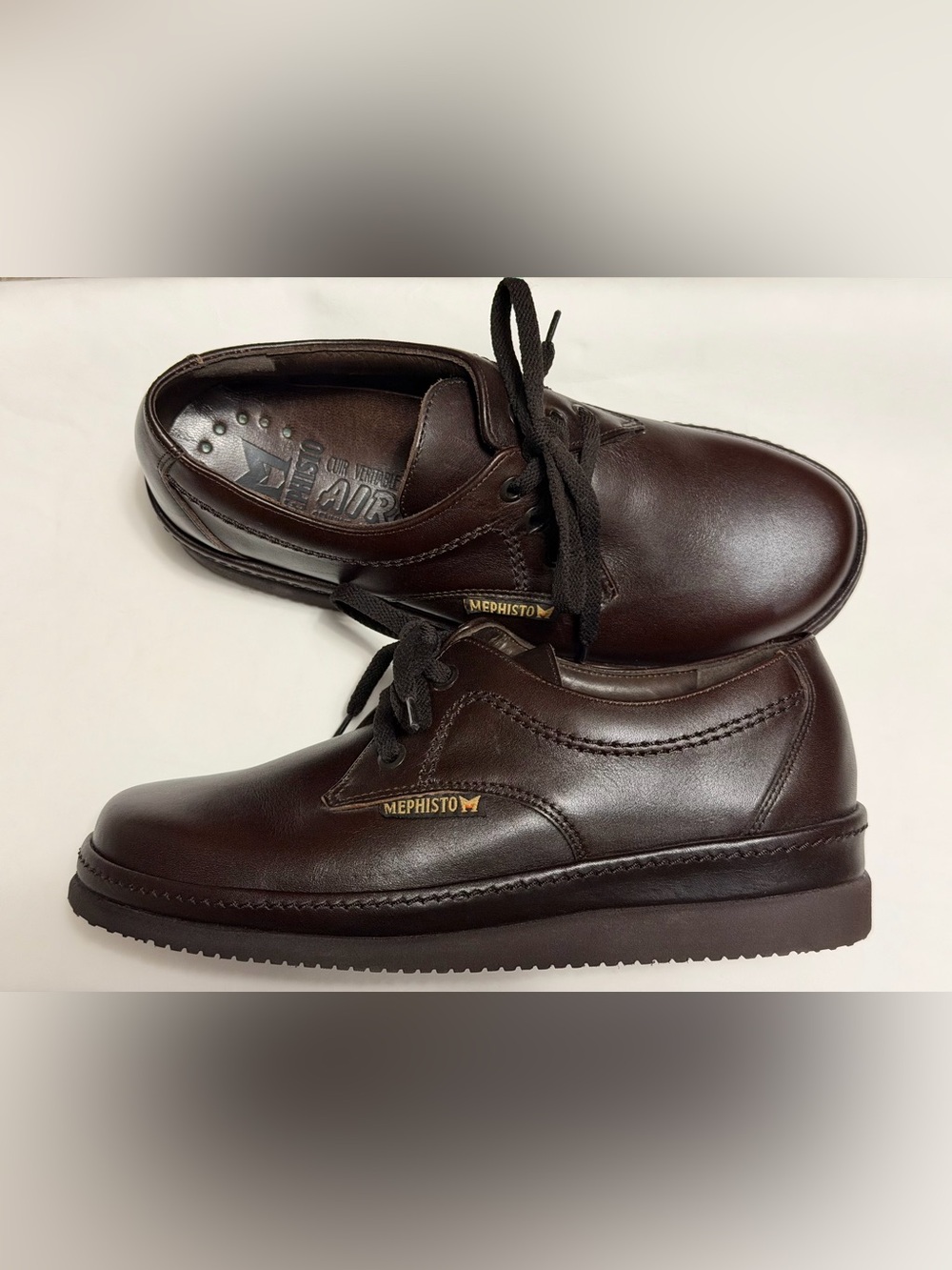 Mephisto Bruno Stringata Leather Sneakers